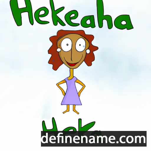 cartoon of the name Henriketa