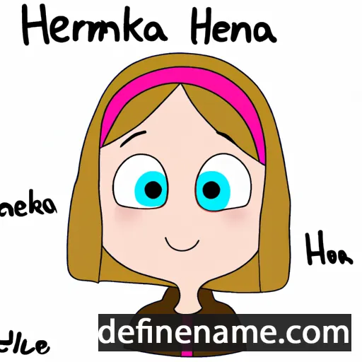 cartoon of the name Henrikka