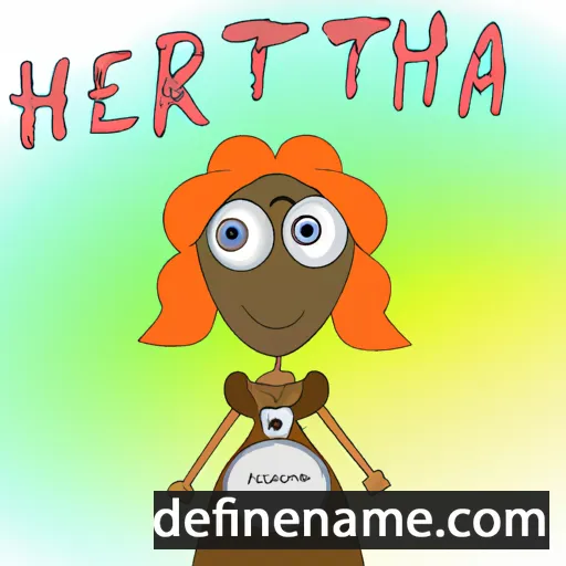 cartoon of the name Henritta