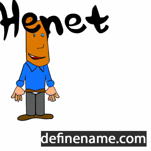 cartoon of the name Hente