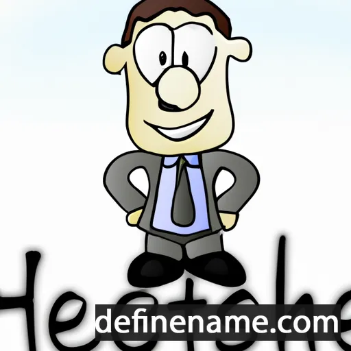 cartoon of the name Hentshe