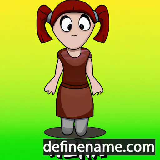 cartoon of the name Henya