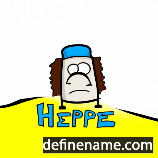 cartoon of the name Hepzi