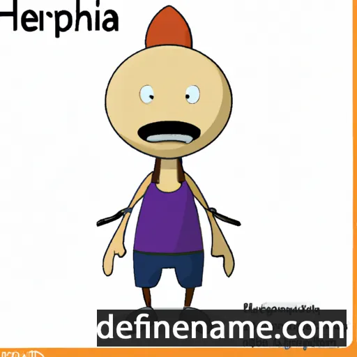 Hepzibeth cartoon