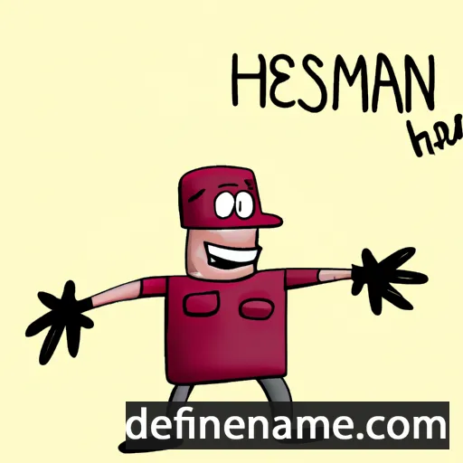 cartoon of the name Heřman