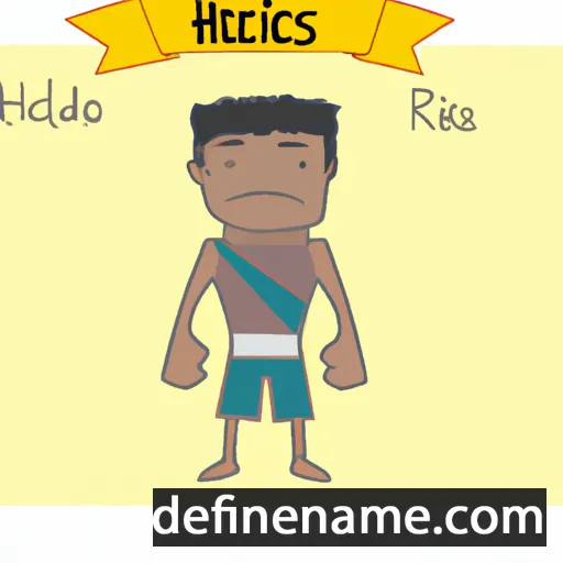 cartoon of the name Heráclides