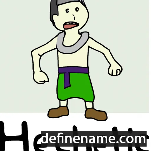 cartoon of the name Heraclit