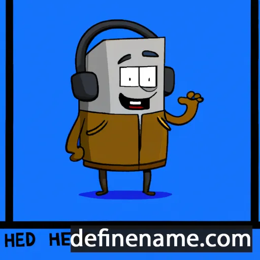 cartoon of the name Heradio