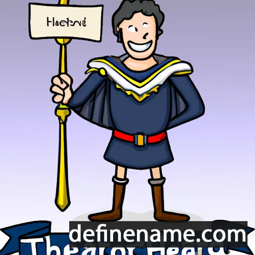 cartoon of the name Herald