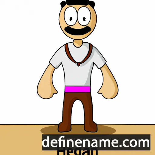 cartoon of the name Herdan