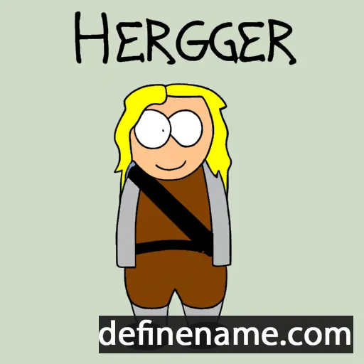 Hergerð cartoon