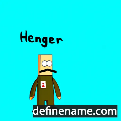 cartoon of the name Hergunnr