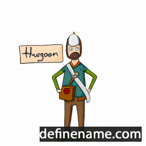 cartoon of the name Hergunnur