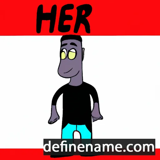 cartoon of the name Heri