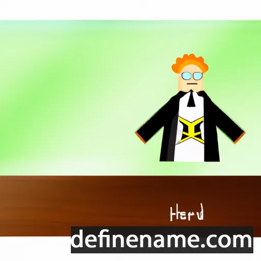 cartoon of the name Herirand