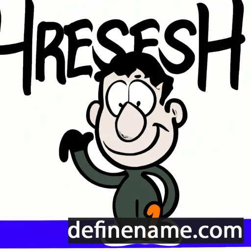 cartoon of the name Herisch