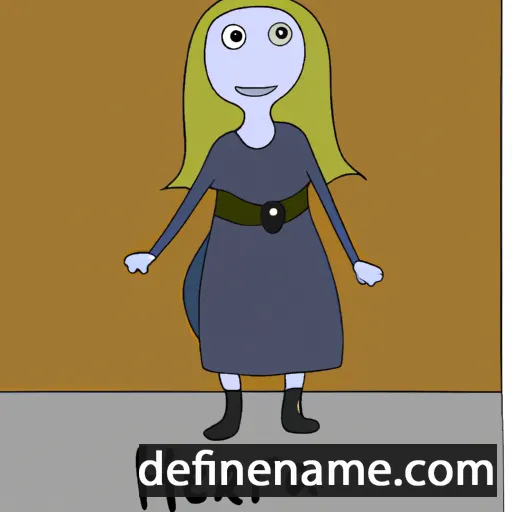 cartoon of the name Herja