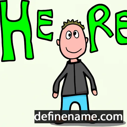 cartoon of the name Herje