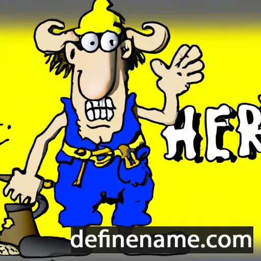 cartoon of the name Herjulf