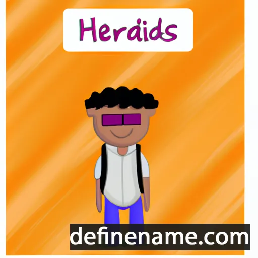 cartoon of the name Herlindis