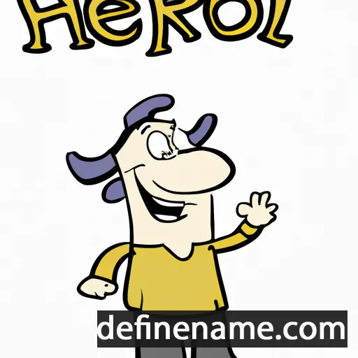 cartoon of the name Herlof