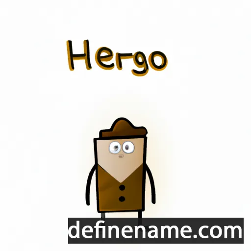 cartoon of the name Herlog