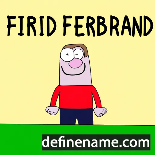 cartoon of the name Hermanfrid