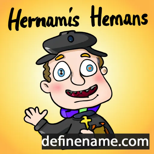 cartoon of the name Hermannus