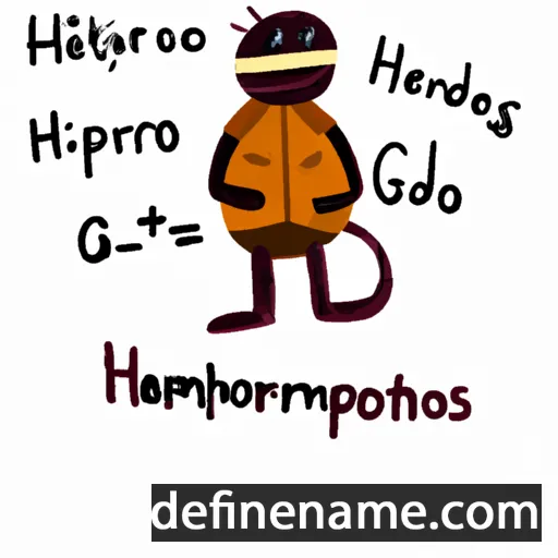 Hermaphroditos cartoon