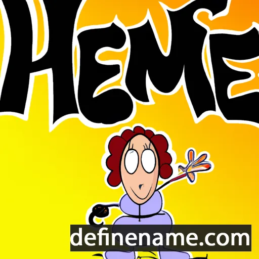 cartoon of the name Hermê