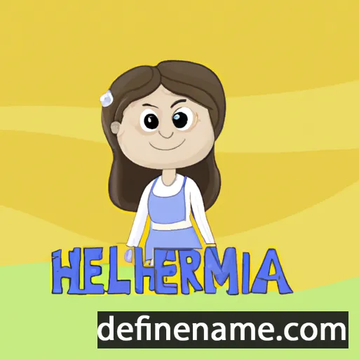 Hermelina cartoon