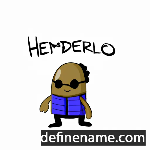 cartoon of the name Hermenejildo