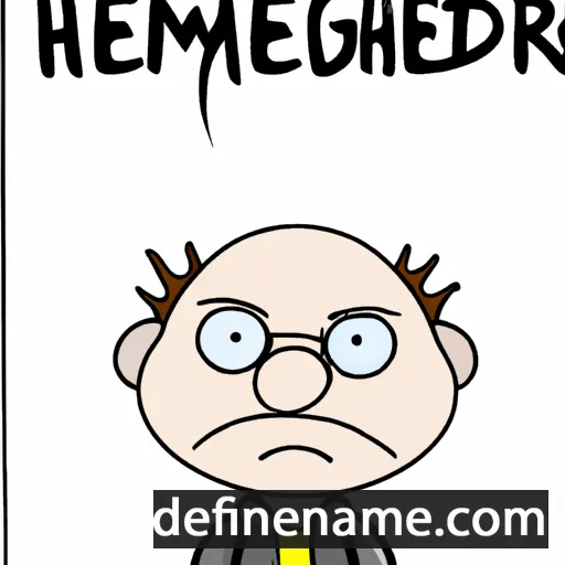 cartoon of the name Hermengild