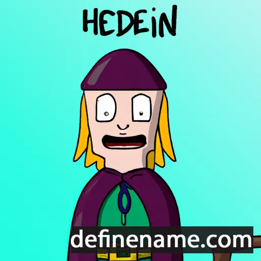 cartoon of the name Héðinn