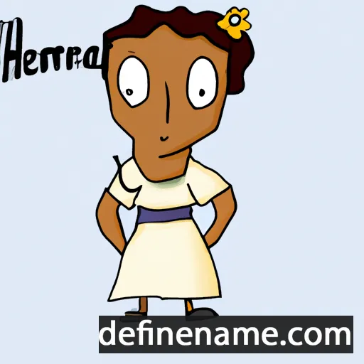 cartoon of the name Hermesa