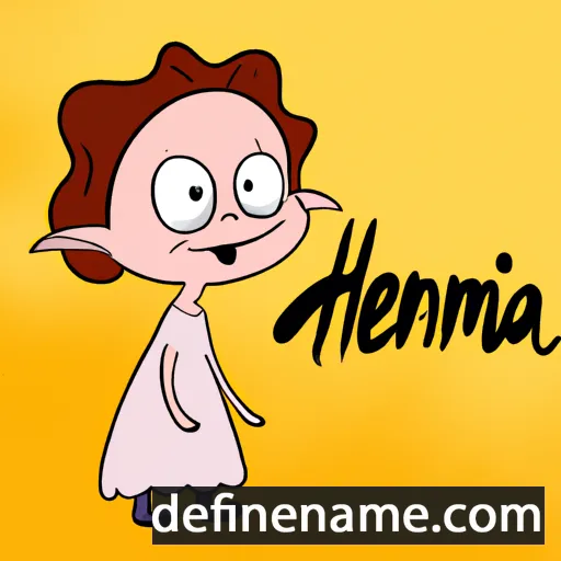 cartoon of the name Hermína