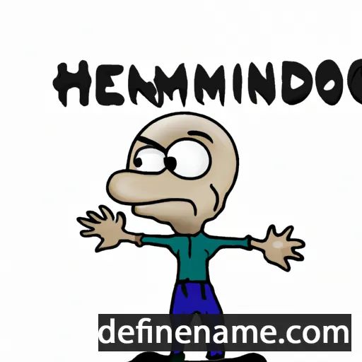 cartoon of the name Hermilando