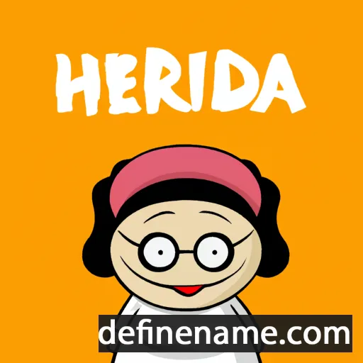 cartoon of the name Hermilda