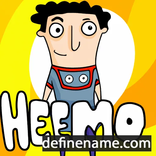 cartoon of the name Hermo