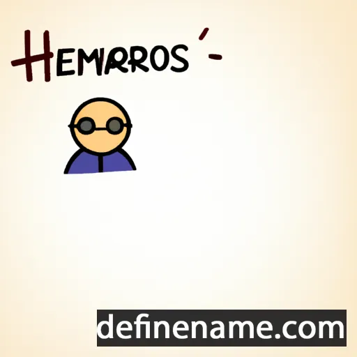 cartoon of the name Hermodotos