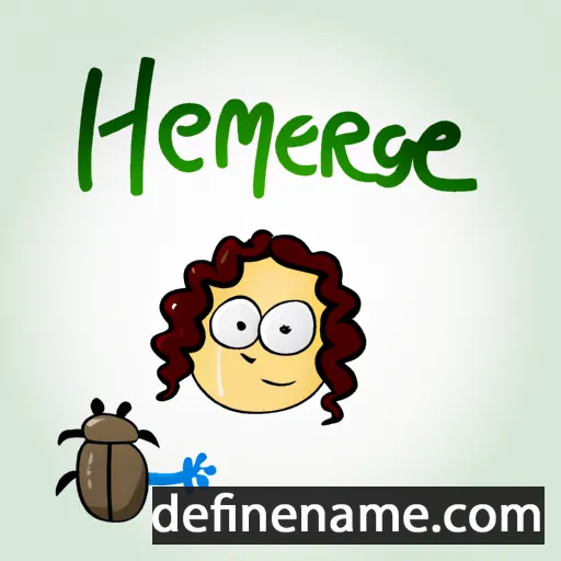 cartoon of the name Hermogéne