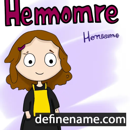 Hermoine cartoon