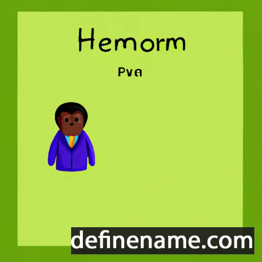 cartoon of the name Hermoth