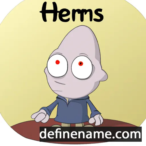 cartoon of the name Hermus