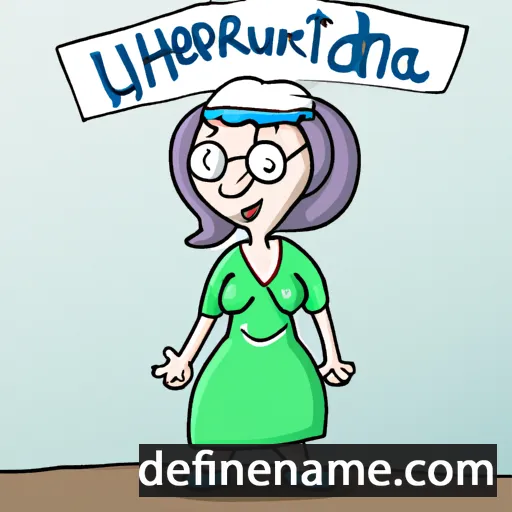 cartoon of the name Hermuthruda