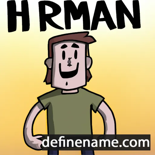 cartoon of the name Hernan