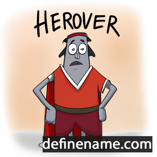 Herolvur cartoon