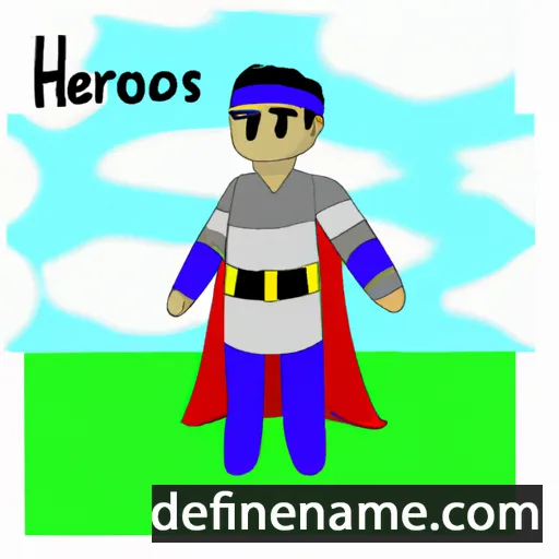 cartoon of the name Heroxenos