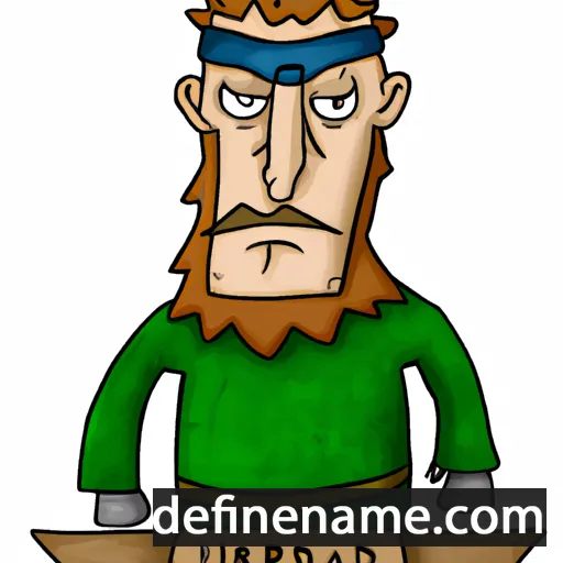 cartoon of the name Herrad