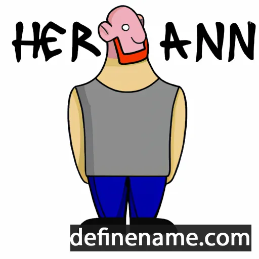 cartoon of the name Herran